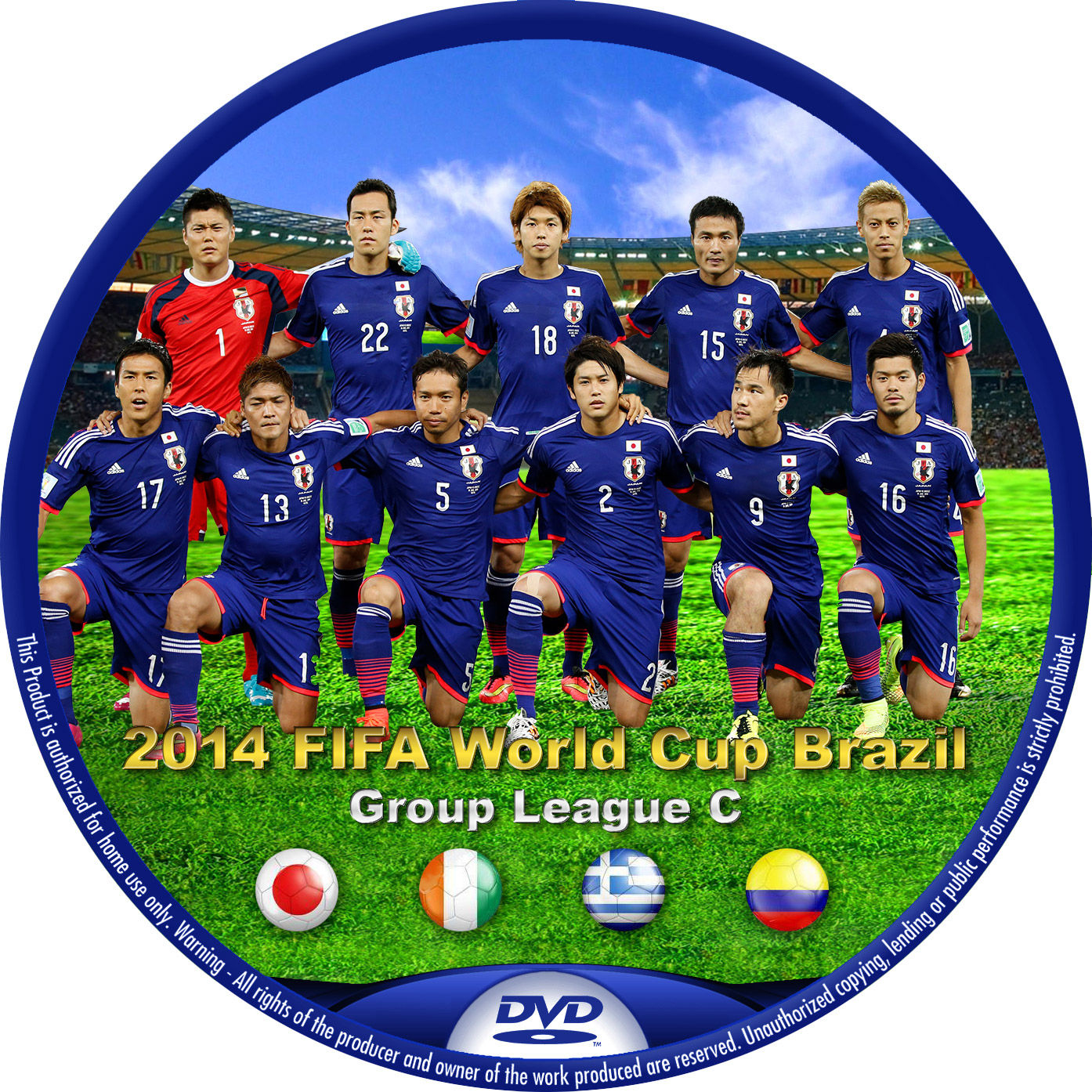 2014 FIFA ワールドカップ ブラジル大会 Group C （日本代表） – レーベル92